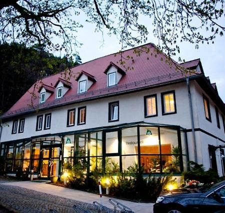 Waldhotel Linzmuehle Kahla  Buitenkant foto