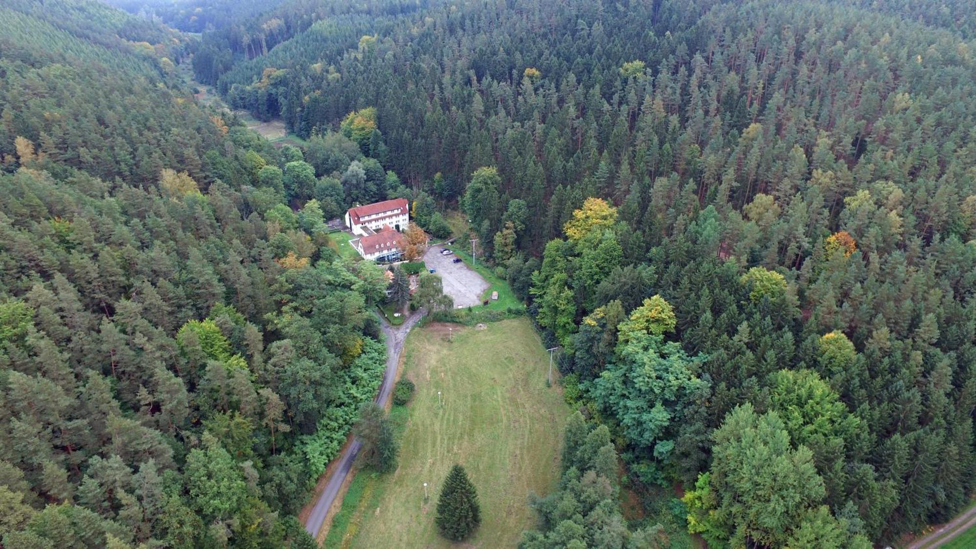 Waldhotel Linzmuehle Kahla  Buitenkant foto